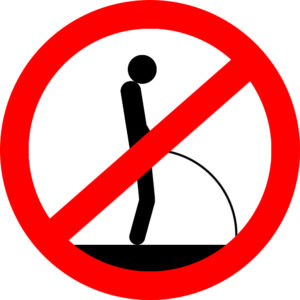 Pissen verboten
